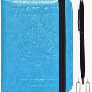 Passport Holder- Baby Blue